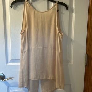 BCBG silk sleeveless top